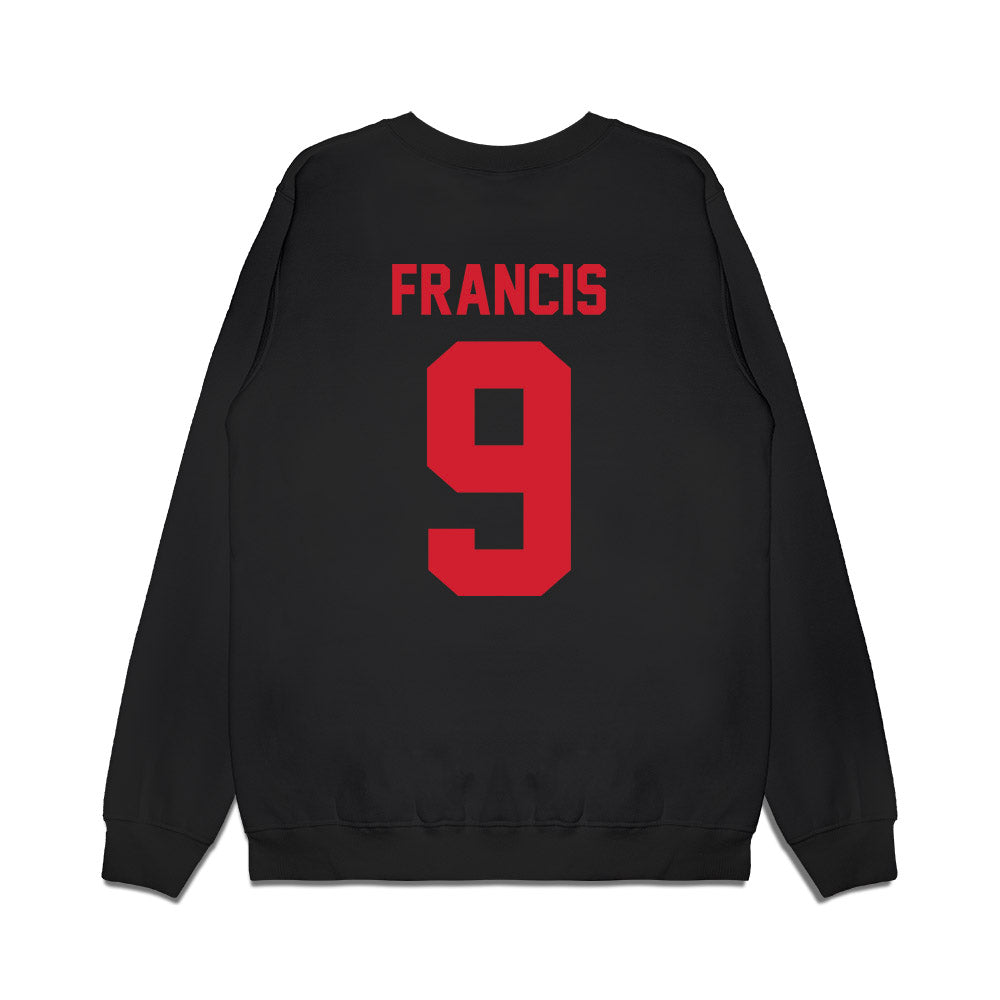 Northeastern - NCAA Men's Basketball : Tyler Francis - Vintage Basketball Premium Crewneck Sweatshirt-1