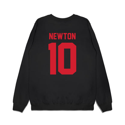 Northeastern - NCAA Men's Basketball : Miles Newton - Vintage Basketball Premium Crewneck Sweatshirt-1