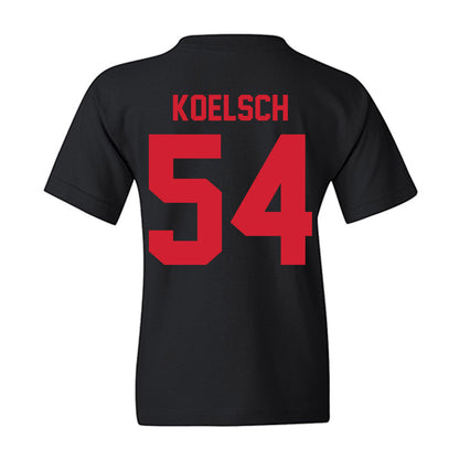 Northeastern - NCAA Men's Basketball : Liam Koelsch - Vintage Basketball Youth T-Shirt-1