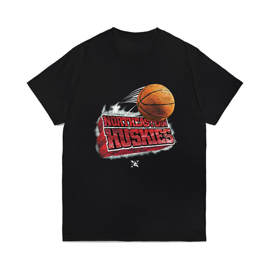 Northeastern - NCAA Men's Basketball : Haris Elezovic - Vintage Basketball Comfort Colors T-Shirt-0
