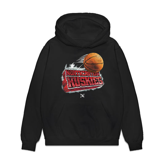 Northeastern - NCAA Men's Basketball : Jovan Icitovic - Vintage Basketball Premium Hooded Sweatshirt-0