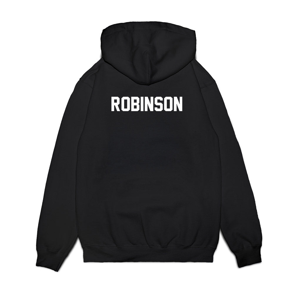 Longwood - NCAA Women's Basketball : Jamya Robinson - Vintage Premium Hooded Sweatshirt-1
