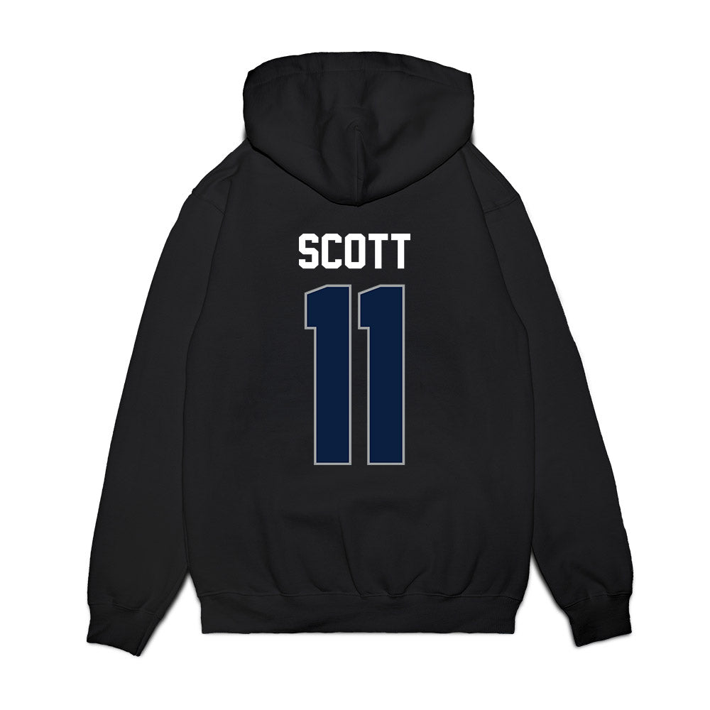 Longwood - NCAA Women's Basketball : Jesstynie Scott - Vintage Premium Hooded Sweatshirt-1