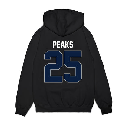 Longwood - NCAA Women's Basketball : Jasmine Peaks - Vintage Premium Hooded Sweatshirt-1