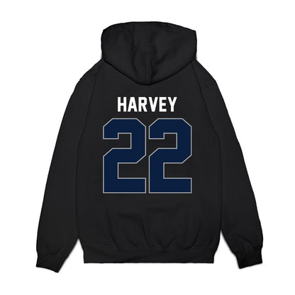 Longwood - NCAA Women's Basketball : London Harvey - Vintage Premium Hooded Sweatshirt-1