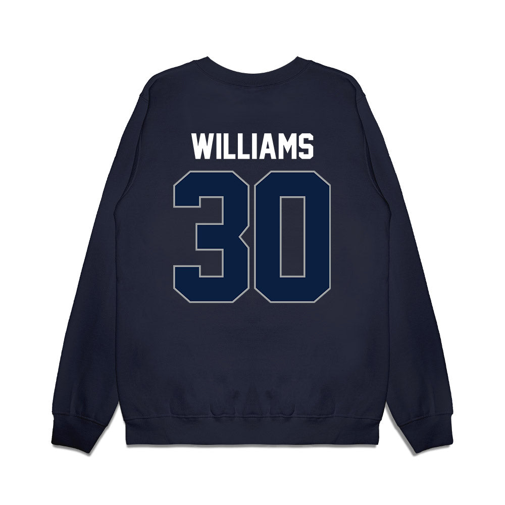 Longwood - NCAA Men's Basketball : Jerome Williams - Vintage Premium Crewneck Sweatshirt-1