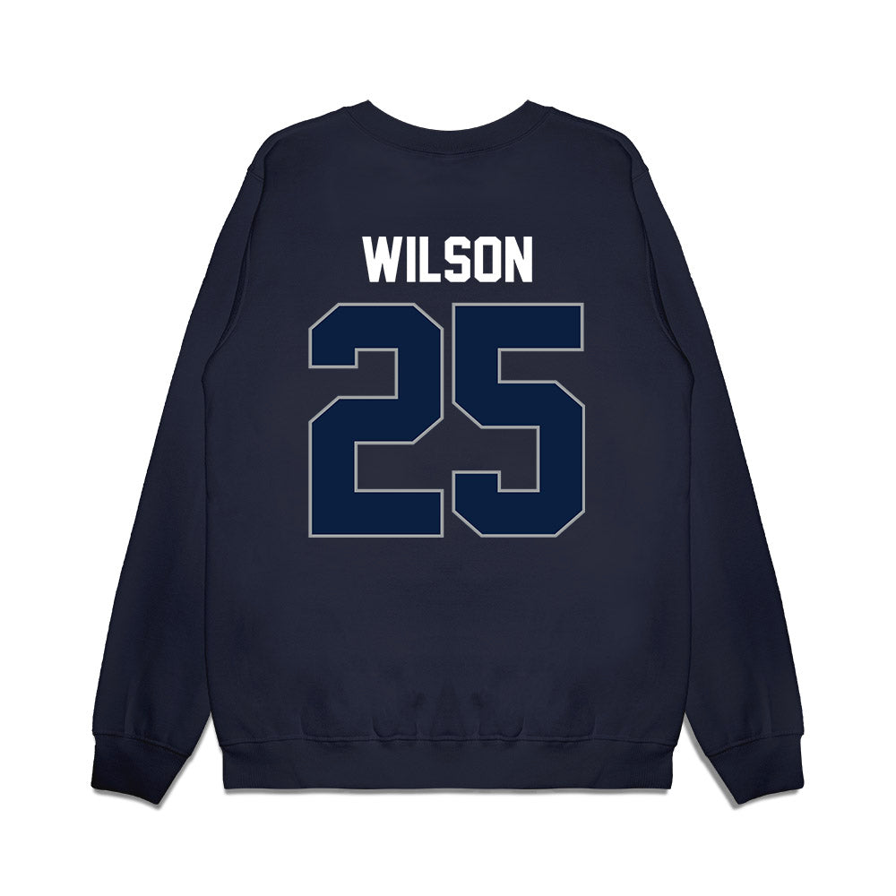 Longwood - NCAA Women's Basketball : Mariah Wilson - Vintage Premium Crewneck Sweatshirt-1