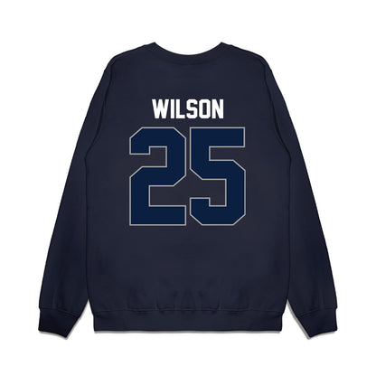 Longwood - NCAA Women's Basketball : Mariah Wilson - Vintage Premium Crewneck Sweatshirt-1
