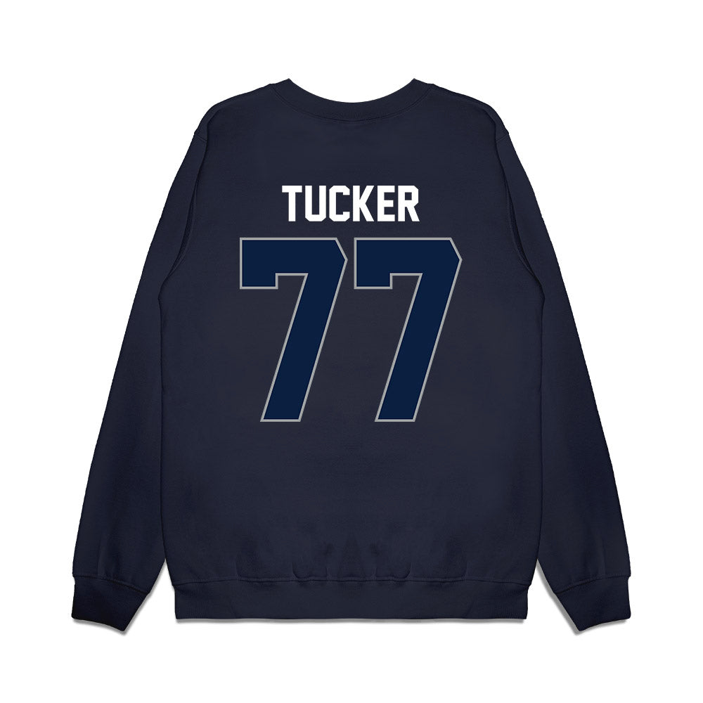 Longwood - NCAA Men's Basketball : Elijah Tucker - Vintage Premium Crewneck Sweatshirt-1
