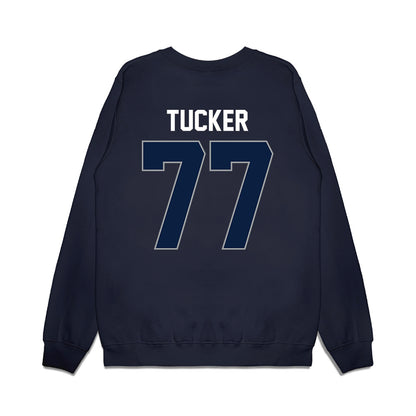 Longwood - NCAA Men's Basketball : Elijah Tucker - Vintage Premium Crewneck Sweatshirt-1