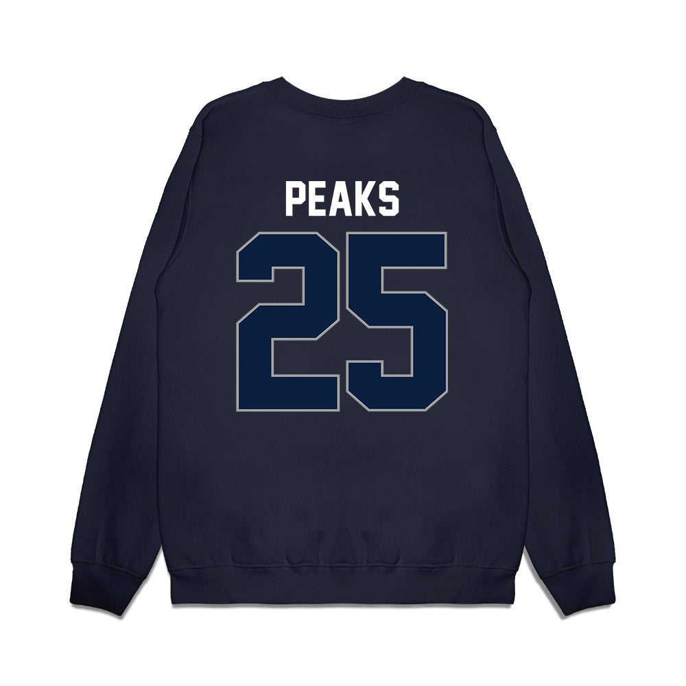 Longwood - NCAA Women's Basketball : Jasmine Peaks - Vintage Premium Crewneck Sweatshirt-1
