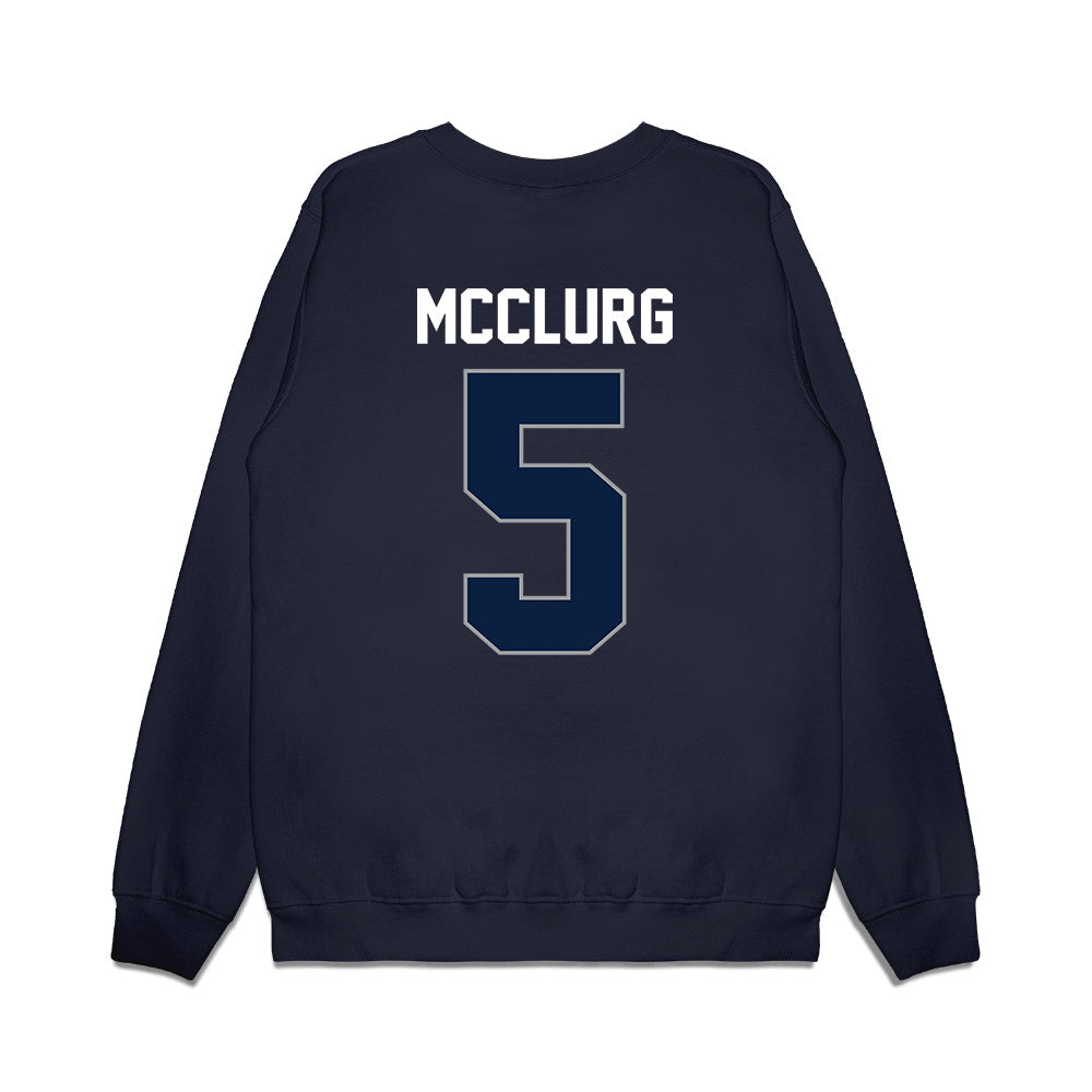 Longwood - NCAA Men's Basketball : Kadin McClurg - Vintage Premium Crewneck Sweatshirt-1
