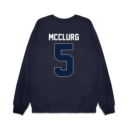 Longwood - NCAA Men's Basketball : Kadin McClurg - Vintage Premium Crewneck Sweatshirt-1