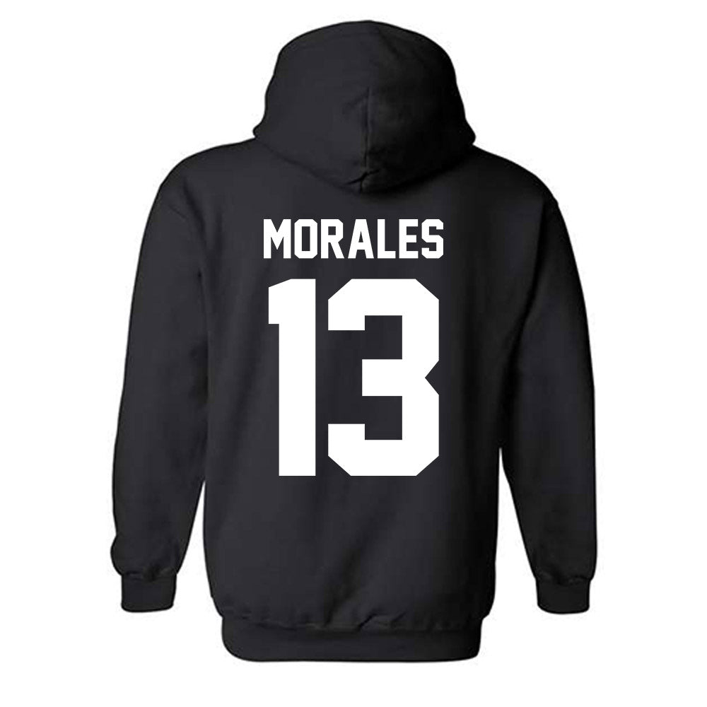 Providence - NCAA Women's Basketball : Marta Morales - Vintage Shersey Hooded Sweatshirt-1