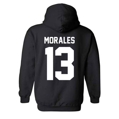 Providence - NCAA Women's Basketball : Marta Morales - Vintage Shersey Hooded Sweatshirt-1