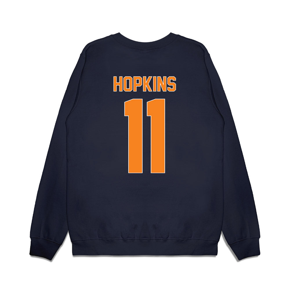 UT Martin - NCAA Men's Basketball : AJ Hopkins - Vintage Shersey Premium Crewneck Sweatshirt-1