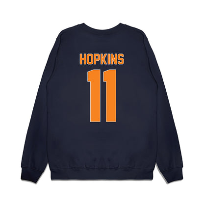 UT Martin - NCAA Men's Basketball : AJ Hopkins - Vintage Shersey Premium Crewneck Sweatshirt-1