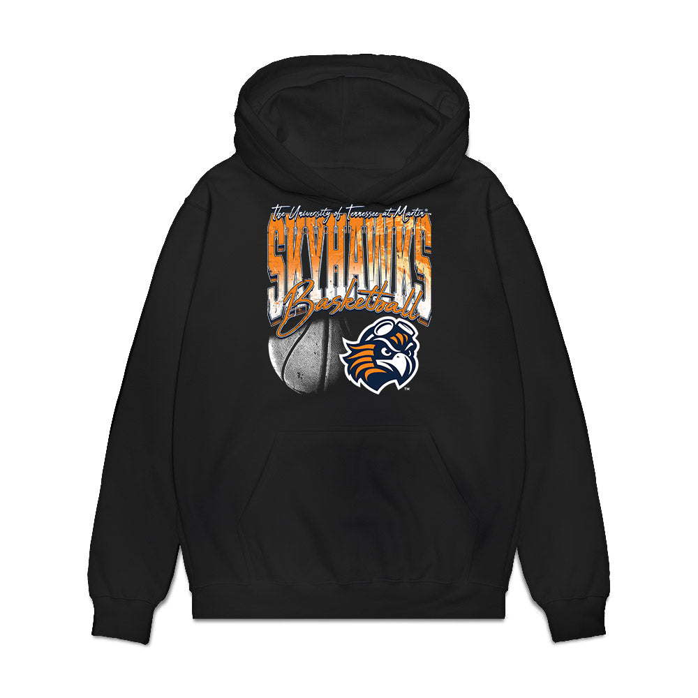 UT Martin - NCAA Women's Basketball : Zy Thompson - Vintage Shersey Premium Hooded Sweatshirt-0