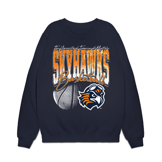 UT Martin - NCAA Men's Basketball : AJ Hopkins - Vintage Shersey Premium Crewneck Sweatshirt-0