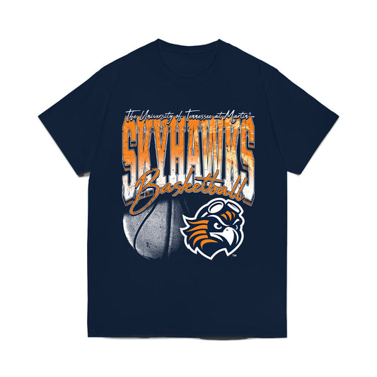 UT Martin - NCAA Men's Basketball : Damien King - Vintage Shersey Comfort Colors T-Shirt-0