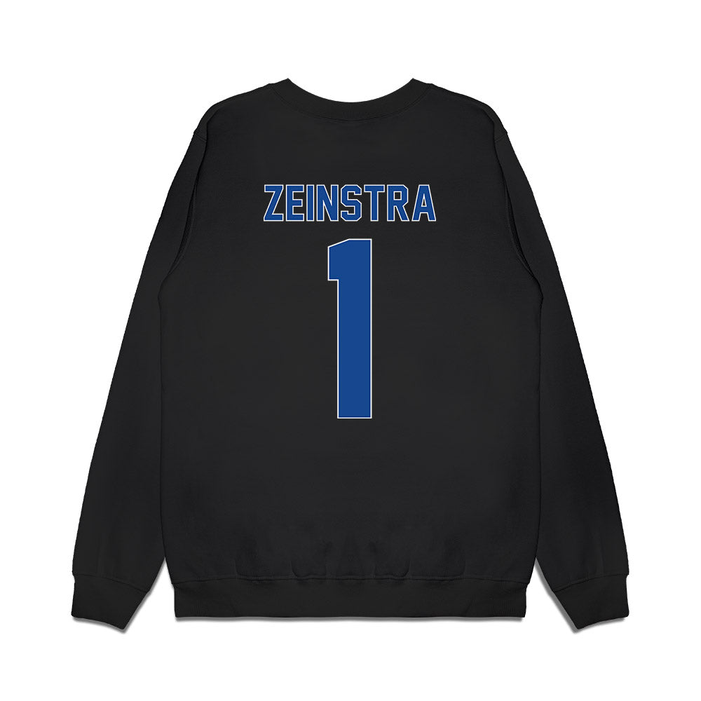 Grand Valley - NCAA Women's Basketball : Avery Zeinstra - Vintage Shersey Premium Crewneck Sweatshirt-1