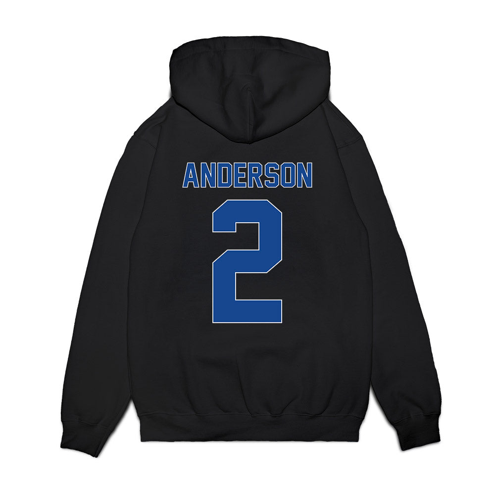 Grand Valley - NCAA Women's Basketball : Molly Anderson - Vintage Shersey Premium Hooded Sweatshirt-1