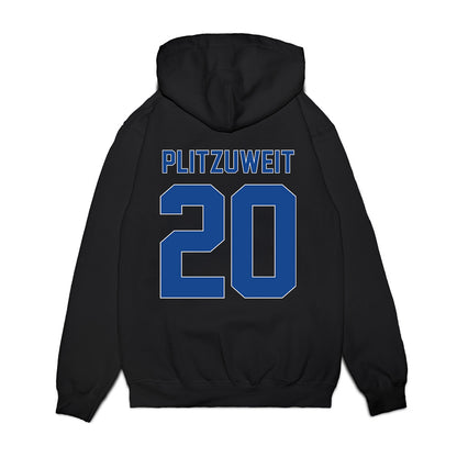 Grand Valley - NCAA Women's Basketball : Lexi Plitzuweit - Vintage Shersey Premium Hooded Sweatshirt-1