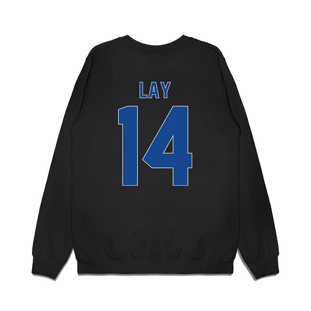 Grand Valley - NCAA Women's Basketball : Avery Lay - Vintage Shersey Premium Crewneck Sweatshirt-1