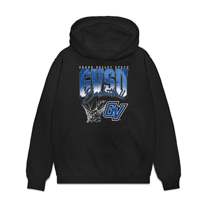 Grand Valley - NCAA Women's Basketball : Ava Scanlon - Vintage Shersey Premium Hooded Sweatshirt-0