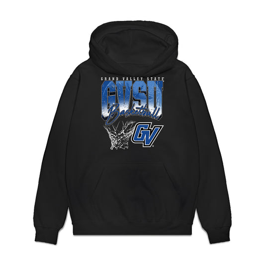 Grand Valley - NCAA Women's Basketball : Paige VanStee - Vintage Shersey Premium Hooded Sweatshirt-0