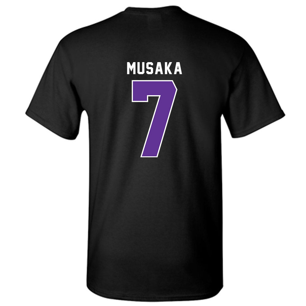 SFA - NCAA Men's Basketball : Tichyque Musaka - Vintage Shersey T-Shirt-1