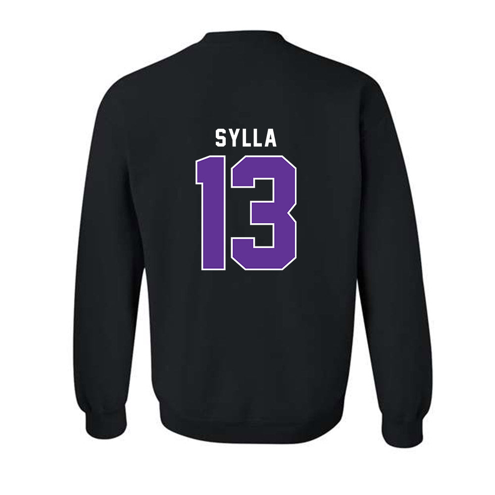 SFA - NCAA Men's Basketball : Thierno Sylla - Vintage Shersey Crewneck Sweatshirt-1
