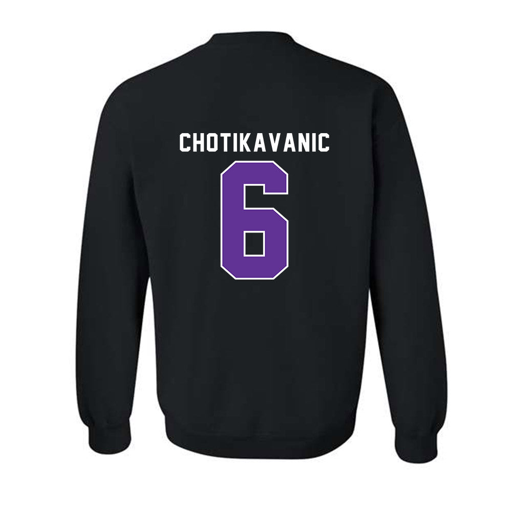 SFA - NCAA Men's Basketball : Narit Chotikavanic - Vintage Shersey Crewneck Sweatshirt-1