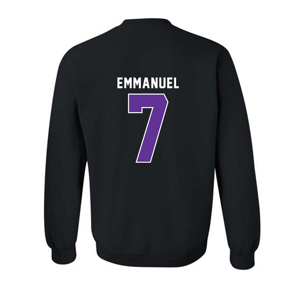 SFA - NCAA Men's Basketball : Keenan Emmanuel - Vintage Shersey Crewneck Sweatshirt-1