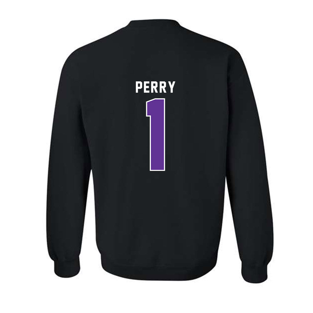 SFA - NCAA Women's Basketball : Myka Perry - Vintage Shersey Crewneck Sweatshirt-1