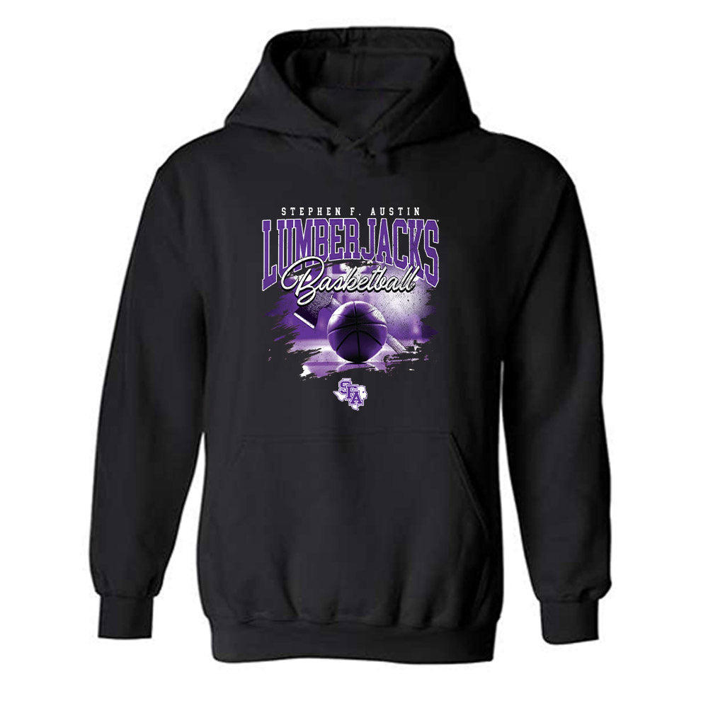 SFA - NCAA Men's Basketball : Lateef Patrick Jr - Vintage Shersey Hooded Sweatshirt-0