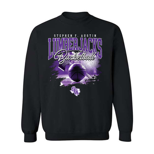SFA - NCAA Men's Basketball : Yohan Gutierrez - Vintage Shersey Crewneck Sweatshirt-0