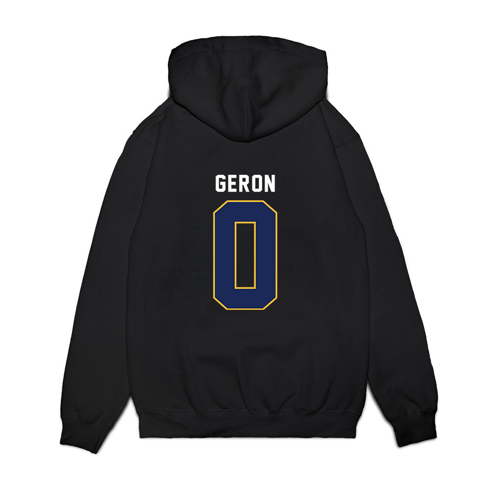 FPU - NCAA Men's Basketball : Jaden Geron - Vintage Basketball Premium Hooded Sweatshirt-1