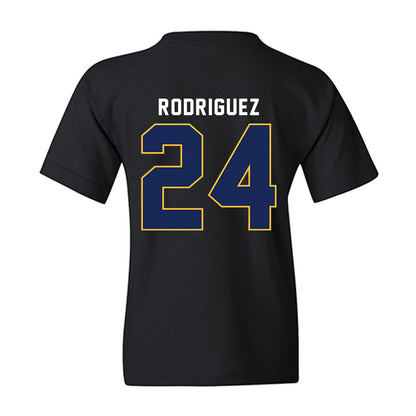 FPU - NCAA Men's Basketball : Silas Rodriguez - Vintage Basketball Youth T-Shirt-1