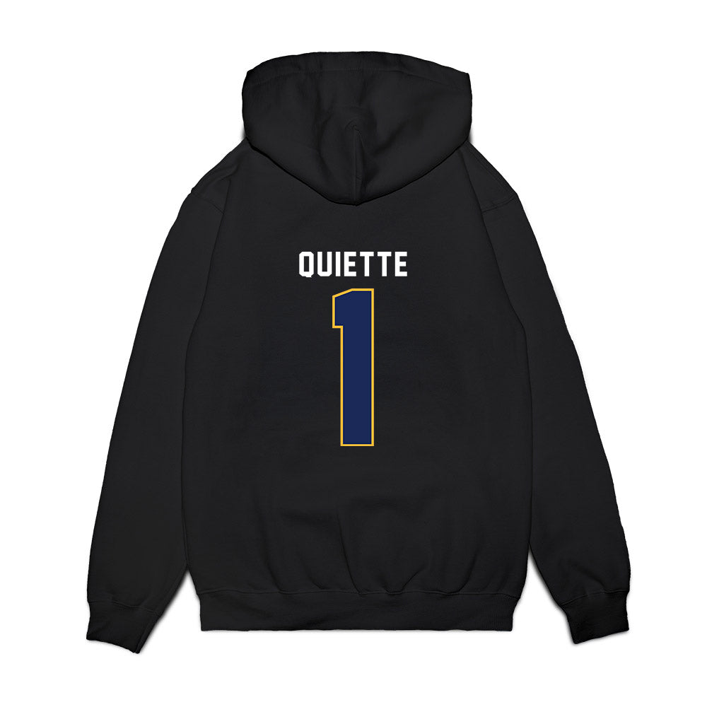 FPU - NCAA Men's Basketball : Gabriel Quiette - Vintage Basketball Premium Hooded Sweatshirt-1