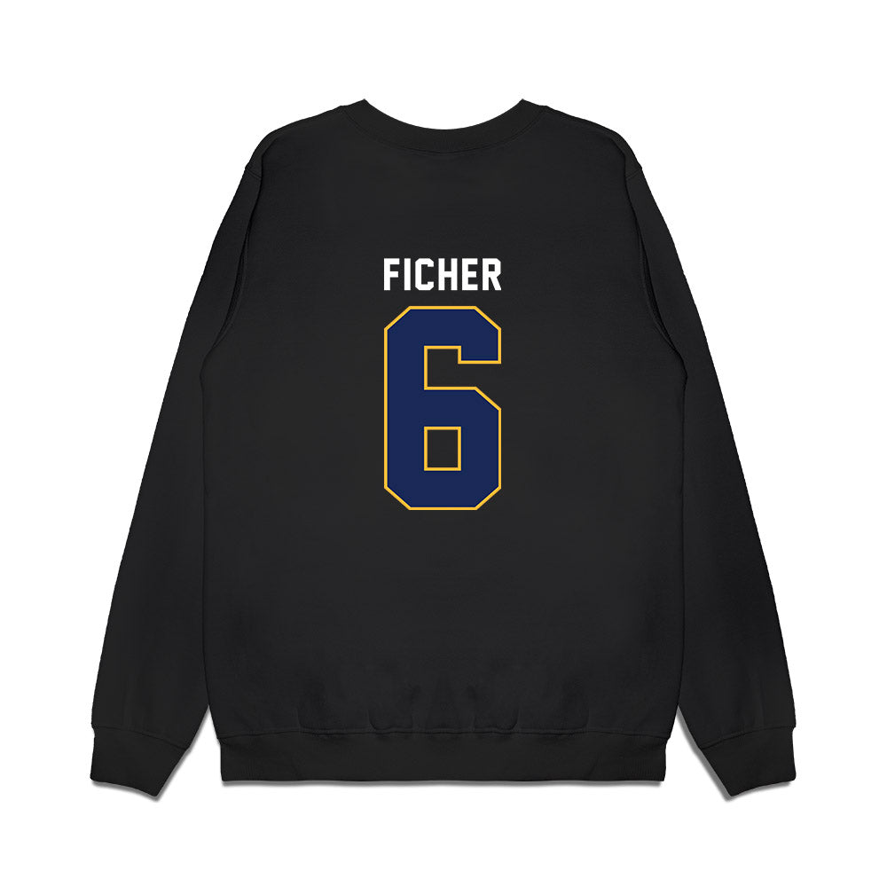 FPU - NCAA Men's Basketball : Malachi Ficher - Vintage Basketball Premium Crewneck Sweatshirt-1
