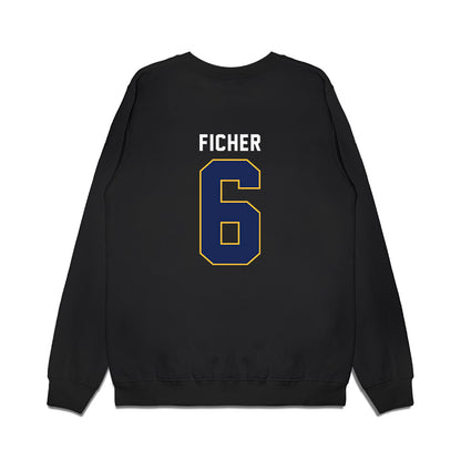 FPU - NCAA Men's Basketball : Malachi Ficher - Vintage Basketball Premium Crewneck Sweatshirt-1