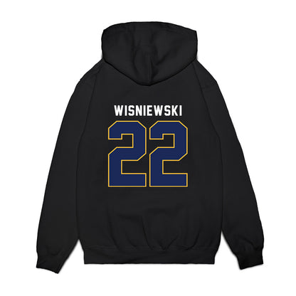 FPU - NCAA Women's Basketball : Nina Wisniewski - Vintage Basketball Premium Hooded Sweatshirt-1