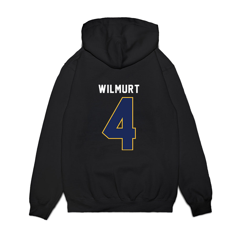 FPU - NCAA Women's Basketball : Kira Wilmurt - Vintage Basketball Premium Hooded Sweatshirt-1