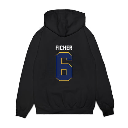 FPU - NCAA Men's Basketball : Malachi Ficher - Vintage Basketball Premium Hooded Sweatshirt-1