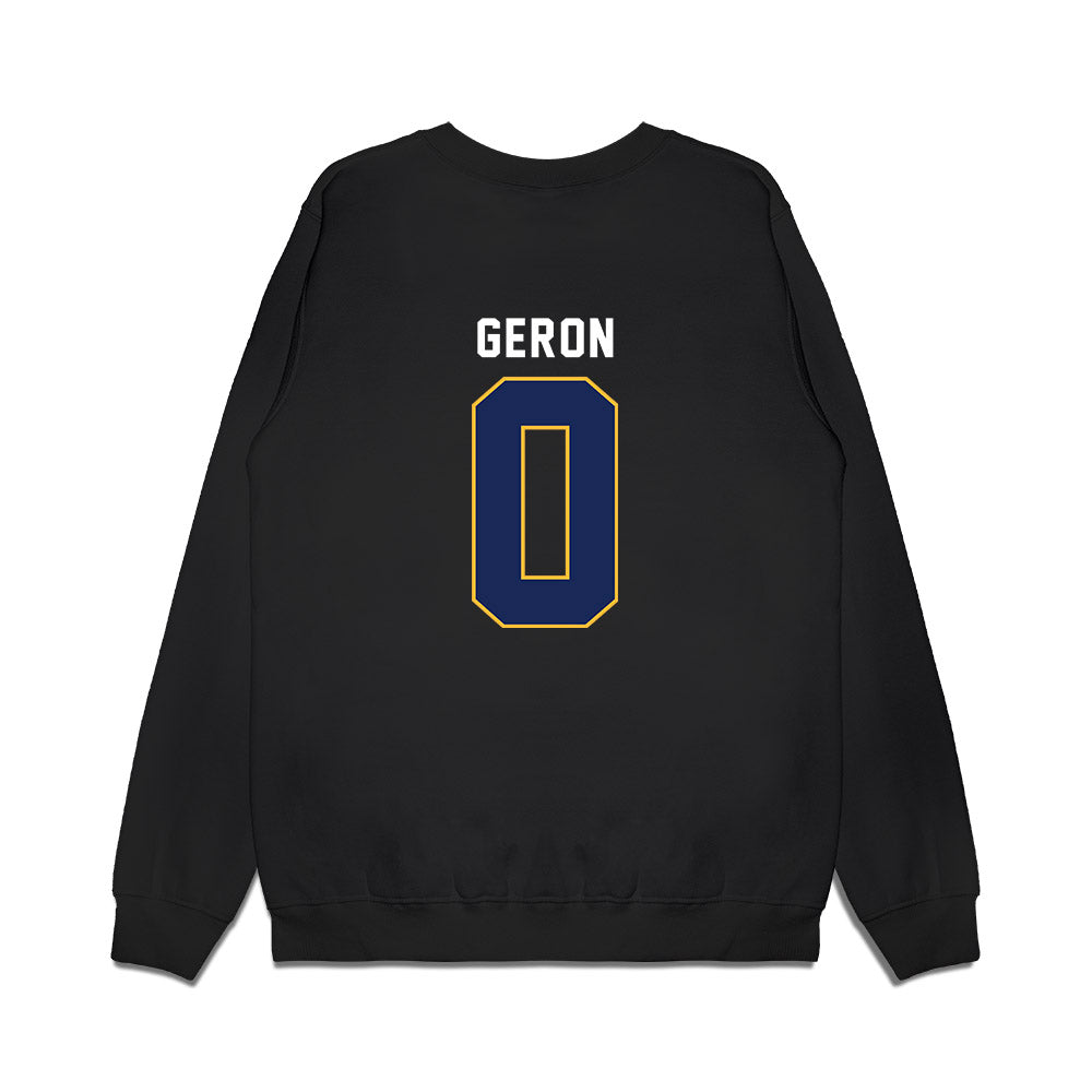FPU - NCAA Men's Basketball : Jaden Geron - Vintage Basketball Premium Crewneck Sweatshirt-1