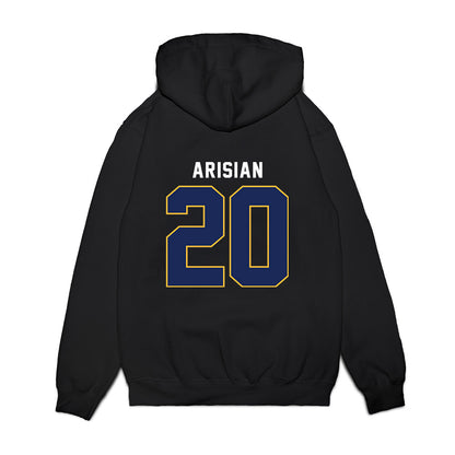 FPU - NCAA Men's Basketball : Arman Arisian - Vintage Basketball Premium Hooded Sweatshirt-1