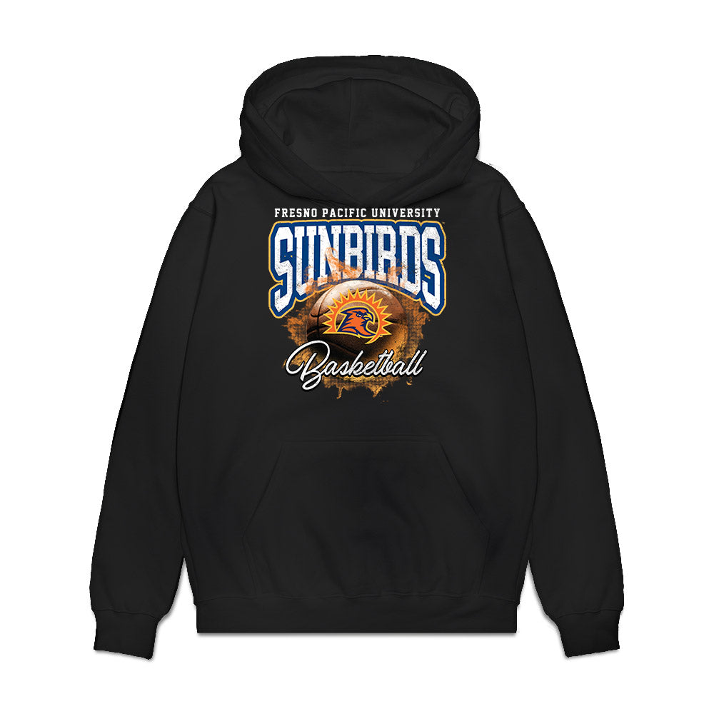 FPU - NCAA Men's Basketball : Jaden Geron - Vintage Basketball Premium Hooded Sweatshirt-0