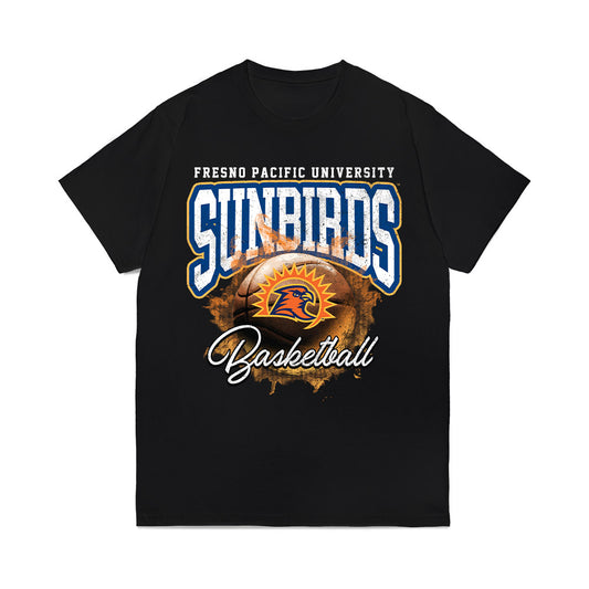 FPU - NCAA Men's Basketball : Aden Plyman - Vintage Basketball Comfort Colors T-Shirt-0
