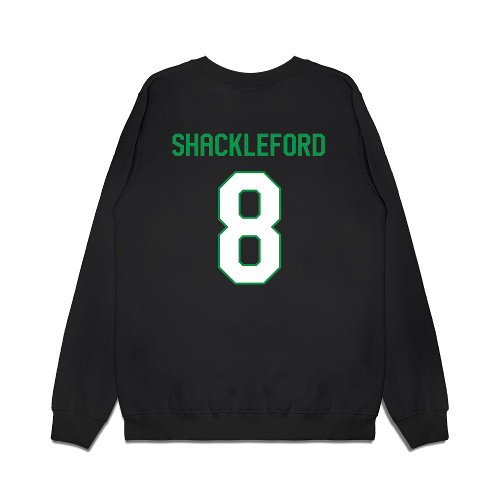 North Texas - NCAA Men's Basketball : Josiah Shackleford - Vintage Premium Crewneck Sweatshirt-1
